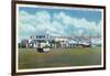 Miami, Florida - Tractor Hauling a Pan American Clipper-Lantern Press-Framed Art Print