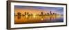 Miami, Florida, USA City Skyline Panorama-Sean Pavone-Framed Premium Photographic Print