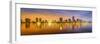 Miami, Florida, USA City Skyline Panorama-Sean Pavone-Framed Premium Photographic Print