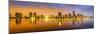 Miami, Florida, USA City Skyline Panorama-Sean Pavone-Mounted Premium Photographic Print