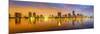 Miami, Florida, USA City Skyline Panorama-Sean Pavone-Mounted Photographic Print