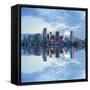 Miami Florida, USA Downtown Business Buildings-Fotomak-Framed Stretched Canvas