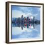 Miami Florida, USA Downtown Business Buildings-Fotomak-Framed Photographic Print