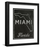 Miami, Florida-John Golden-Framed Art Print