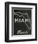 Miami, Florida-John Golden-Framed Giclee Print