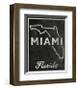 Miami, Florida-John Golden-Framed Giclee Print