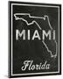 Miami, Florida-John Golden-Mounted Giclee Print