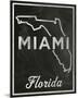 Miami, Florida-John W^ Golden-Mounted Art Print