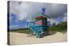 Miami Lifeguard Station-null-Stretched Canvas