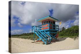 Miami Lifeguard Station-null-Stretched Canvas