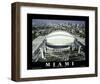 Miami Marlins Park Sports-null-Framed Art Print