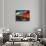 Miami Ocean Drive with Mint Cadillac-Markus Bleichner-Stretched Canvas displayed on a wall