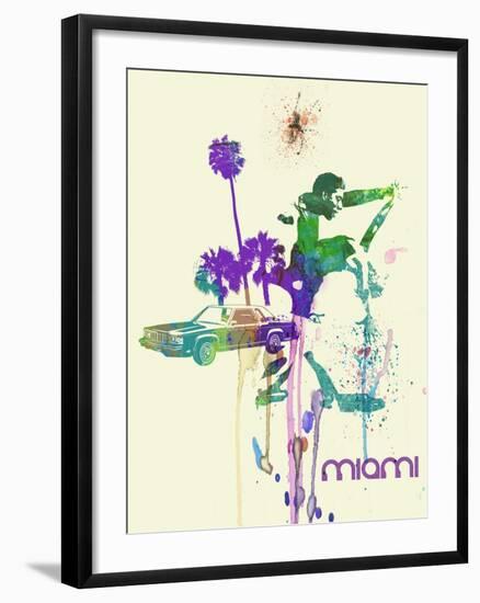 Miami Romance-NaxArt-Framed Art Print