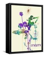 Miami Romance-NaxArt-Framed Stretched Canvas