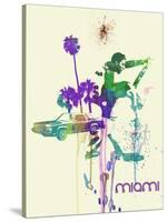 Miami Romance-NaxArt-Stretched Canvas