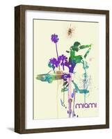 Miami Romance-NaxArt-Framed Art Print