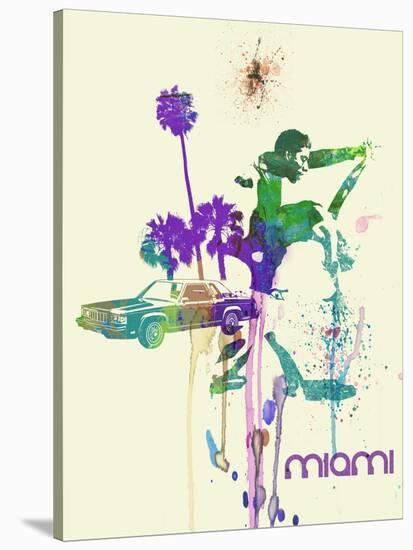 Miami Romance-NaxArt-Stretched Canvas