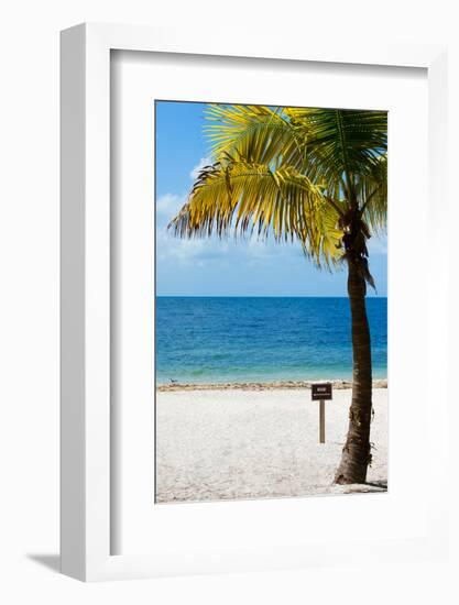 Miami Sign on the Beach - Florida-Philippe Hugonnard-Framed Photographic Print