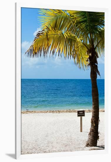 Miami Sign on the Beach - Florida-Philippe Hugonnard-Framed Premium Photographic Print