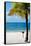 Miami Sign on the Beach - Florida-Philippe Hugonnard-Framed Stretched Canvas