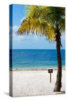 Miami Sign on the Beach - Florida-Philippe Hugonnard-Stretched Canvas