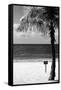 Miami Sign on the Beach - Florida-Philippe Hugonnard-Framed Stretched Canvas