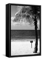 Miami Sign on the Beach - Florida-Philippe Hugonnard-Framed Stretched Canvas