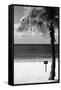 Miami Sign on the Beach - Florida-Philippe Hugonnard-Framed Stretched Canvas