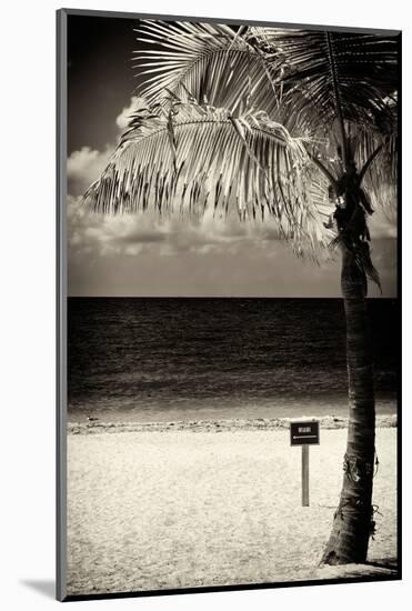 Miami Sign on the Beach - Florida-Philippe Hugonnard-Mounted Photographic Print