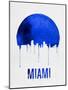 Miami Skyline Blue-null-Mounted Art Print