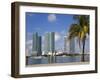 Miami Skyline, Florida, United States of America, North America-Richard Cummins-Framed Photographic Print