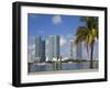 Miami Skyline, Florida, United States of America, North America-Richard Cummins-Framed Photographic Print