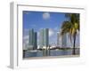 Miami Skyline, Florida, United States of America, North America-Richard Cummins-Framed Photographic Print