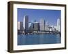 Miami Skyline, Florida, United States of America, North America-Richard Cummins-Framed Photographic Print