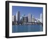 Miami Skyline, Florida, United States of America, North America-Richard Cummins-Framed Photographic Print