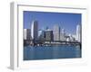 Miami Skyline, Florida, United States of America, North America-Richard Cummins-Framed Photographic Print