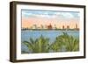 Miami Skyline, Florida-null-Framed Art Print