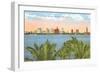 Miami Skyline, Florida-null-Framed Art Print