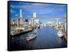 Miami Skyline from Bay, Florida-null-Framed Stretched Canvas