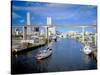 Miami Skyline from Bay, Florida-null-Stretched Canvas