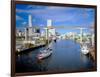 Miami Skyline from Bay, Florida-null-Framed Photographic Print