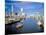 Miami Skyline from Bay, Florida-null-Mounted Photographic Print