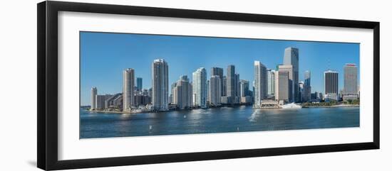 Miami skyline, Miami-Dade County, Florida, USA-null-Framed Photographic Print