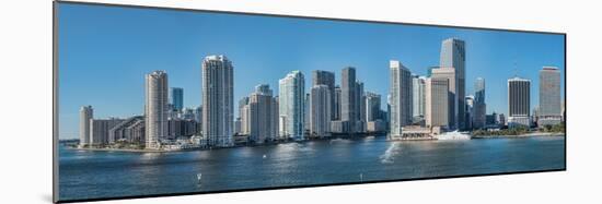 Miami skyline, Miami-Dade County, Florida, USA-null-Mounted Photographic Print