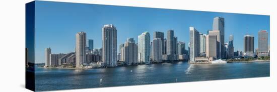 Miami skyline, Miami-Dade County, Florida, USA-null-Stretched Canvas