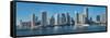 Miami skyline, Miami-Dade County, Florida, USA-null-Framed Stretched Canvas