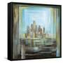 Miami Skyline-Marilyn Dunlap-Framed Stretched Canvas