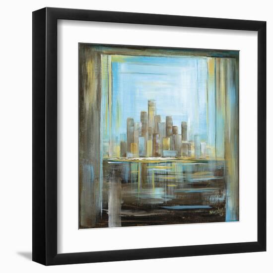 Miami Skyline-Marilyn Dunlap-Framed Art Print