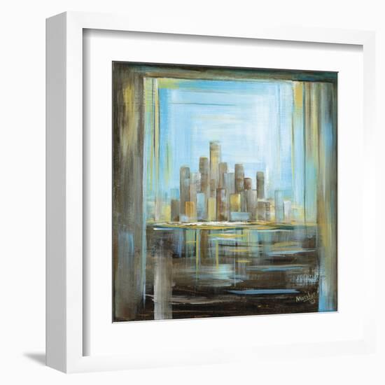 Miami Skyline-Marilyn Dunlap-Framed Art Print