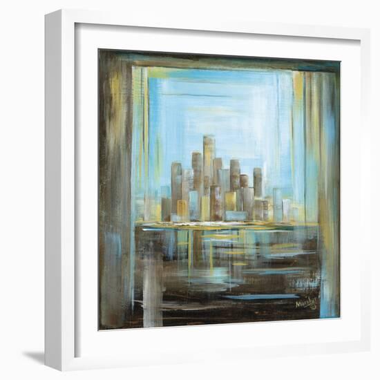 Miami Skyline-Marilyn Dunlap-Framed Art Print
